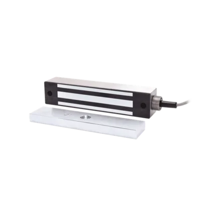 Chapa Magnetica 600 Lbs Para Uso en Exterior / IP65 / Con Cordón Armado