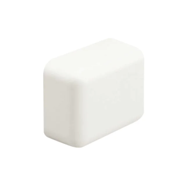 ECF3IWE-h Tapa Final, para uso con canaleta LD3, material ABS, Color Blanco Mate - Image 1