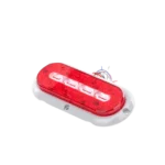 Plafón Ovalado de 7.5" Para Camiones de Transporte, 18 LED Ultra Brillantes, Color Rojo/Claro/Ambar - Image 7