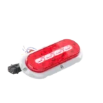 Plafón Ovalado de 7.5" Para Camiones de Transporte, 18 LED Ultra Brillantes, Color Rojo/Claro/Ambar - Image 8