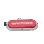 Plafón Ovalado de 7.5" Para Camiones de Transporte, 18 LED Ultra Brillantes, Color Rojo/Claro/Ambar