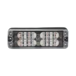 Luz Perimetral, 12 LED Ultra Brillantes, Color Rojo / Azul