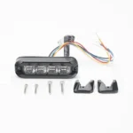 Luz perimetral , 8 LED Ultra Brillantes, Dual Color Ambar / Claro - Image 3