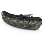 Luz perimetral , 12 LEDs Ultra Brillantes, Dual Color Rojo / Claro