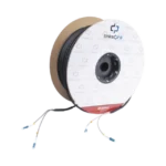 Carrete de Fibra Óptica Monomodo con conectores LC-LC Duplex, Reforzada con Kevlar, de 200 metros, Para instalaciones subterráneas por tubería - Image 2