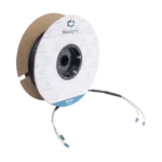 Carrete de Fibra Óptica Monomodo con Conectores LC-LC Duplex, Reforzada con Kevlar, de 50 metros, Para instalaciones subterráneas por tubería - Image 3