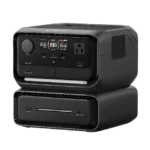 EcoFlow River 3 Plus | Estación de Energía Portátil 572Wh Litio LFP / 4 AC 800W (Max. 1600W) / 1 USB-C 100W / 3 USB -A 12W / Cargador de Coche 10A, 126W Max. / Conectividad WiFi y Bluetooth (App) / Carga Solar 220W Max.