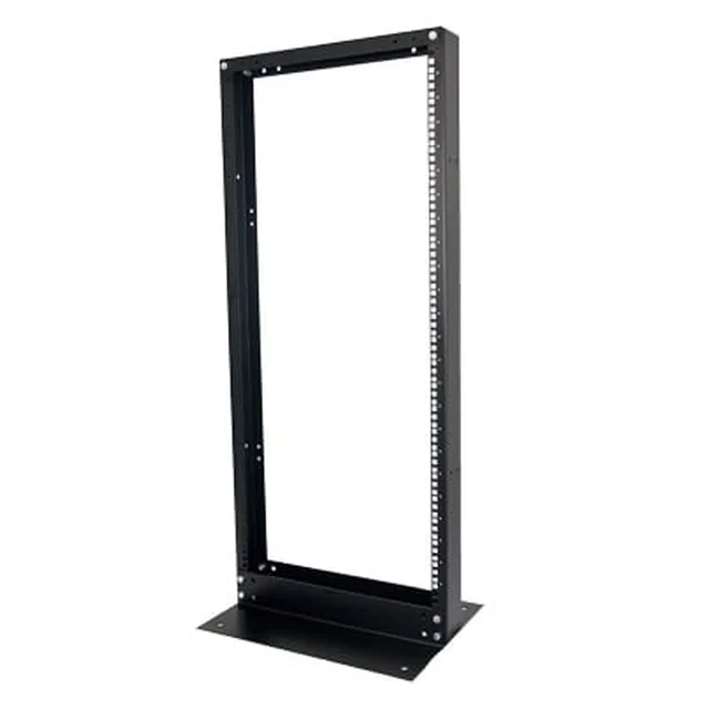 EIRL5524_det Rack de 2 Postes, Estándar 19", 24 Unidades, Fabricado en Acero, Base "L" para Anclar a Piso. - Image 1