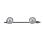 Montaje Cableado de Acero| Suelo a Techo| Capacidad Máx. de Carga 30kg| Para Pantallas de 32" ~ 75"| VESA 400 x 600 - Image 6
