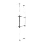 Montaje Cableado de Acero| Suelo a Techo| Capacidad Máx. de Carga 30kg| Para Pantallas de 32" ~ 75"| VESA 400 x 600 - Image 2