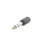 Adaptador de audio 3.5mm hembra a 6.3mm macho (Audio estereo)