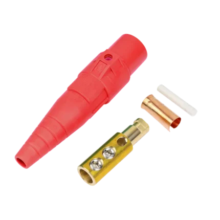 Conector camlock | 400 AMPERES | MACHO | color rojo