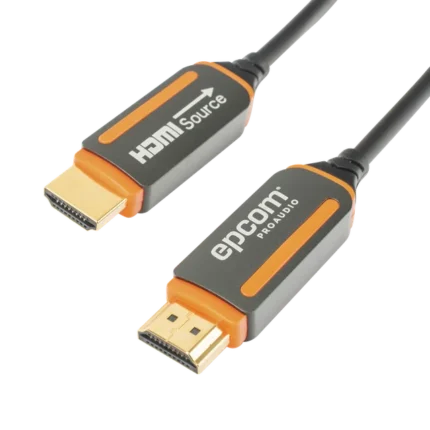 Cable HDMI de Fibra Óptica de 20m | Alta Definición | Version 2.0 | Alta velocidad 18Gbps | 4K@60Hz | HDCP 2.2 | Resistente a EMI y RFI