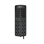 Regulador de Voltaje 1000 VA-500 W /  4 Contactos con AVR / 4 Contactos con Supresor de Picos / Protección RJ11 - Image 4