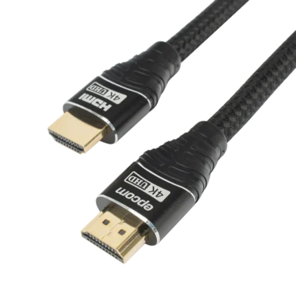 Cable HDMI de 1.8m | Alta Definición | Longitud | Version 2.0 | Alta velocidad 18Gbps | 4K@60Hz | Conectores Chapados en Oro | Tipo Redondo