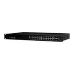 Switch EdgeMAX administrable de 24 puertos Gigabit con PoE+/PoE Pasivo 24V + 2 Puertos SFP, 250 W