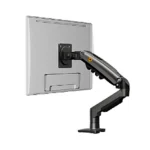 Brazo Ajustable para Monitor Ergonómico / Compatible con Monitores de 17" - 30" / Capacidad de Peso hasta 9 kg / Rotación 360° / Inclinación +85° a  -30° / Giro 180° / Ajuste de Resorte de Gas / Color Gris - Image 4