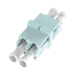 Módulo Acoplador LC Duplex, Para Fibra Multimodo, Color Aqua
