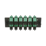 Placa Acopladora de Fibra Optica FAP, Con 12 Conectores SC/APC (12 Fibras), Para Fibra Monomodo OS1/OS2, Color Verde - Image 3