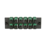 Placa Acopladora de Fibra Optica FAP, Con 12 Conectores SC/APC (12 Fibras), Para Fibra Monomodo OS1/OS2, Color Verde - Image 6