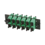 Placa Acopladora de Fibra Optica FAP, Con 12 Conectores SC/APC (12 Fibras), Para Fibra Monomodo OS1/OS2, Color Verde - Image 2
