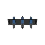 Placa Acopladora de Fibra Optica FAP, Con 3 Conectores SC Duplex (6 Fibras), Para Fibra Monomodo OS1/OS2, Color Azul - Image 3