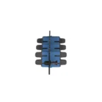 Placa Acopladora de Fibra Optica FAP, Con 3 Conectores SC Duplex (6 Fibras), Para Fibra Monomodo OS1/OS2, Color Azul - Image 5