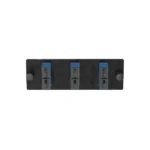 Placa Acopladora de Fibra Optica FAP, Con 3 Conectores SC Duplex (6 Fibras), Para Fibra Monomodo OS1/OS2, Color Azul