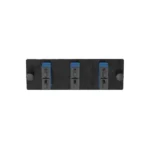 Placa Acopladora de Fibra Optica FAP, Con 3 Conectores SC Duplex (6 Fibras), Para Fibra Monomodo OS1/OS2, Color Azul - Image 2