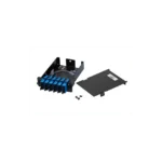 Placa Acopladora de Fibra Óptica FAP, Con 12 Pigtails y 6 Conectores SC Duplex (12 Fibras), Para Fibra Monomodo OS1/OS2, Color Azul