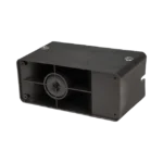 Alarma de reversa vehicular con montaje universal, 12-24 Vcc, 117 dBA