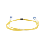 Jumper de Fibra Óptica Monomodo (OS2), XGLO, Riser, LC/UPC-LC/UPC Duplex, OFNR, Color Amarillo, 1 Metro - Image 5