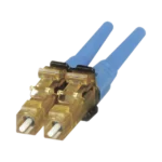 Conector de Fibra Óptica LC Duplex OptiCam, Monomodo 9/125 OS2, Pre-pulido, Color Azul - Image 2