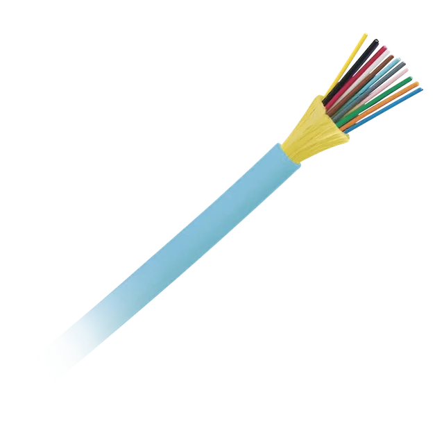 FODPZ12Y-h Cable de Fibra Óptica de 12 hilos, Multimodo OM4 50/125 Optimizada, Interior, Tight Buffer 900um, No Conductiva (Dieléctrica), OFNP (Plenum), Precio Por Metro - Image 1