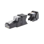 Plug RJ45 UTP, Instalación Recta, Terminación en Campo Certificable, Compatible con Cat5e, Cat6 y Cat6A, Color Negro - Image 4