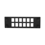 Placa Para 12 Adaptadores de Fibra Óptica, Uso con Gabinetes FPONE3 y FPONE4