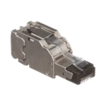 Plug RJ45 Blindado, Instalación Recta, Terminación en Campo Certificable, Compatible con Cat5e, Cat6 y Cat6A, Color Plata - Image 3