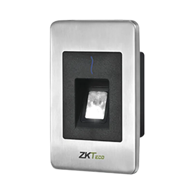 FR1500S-h Lector Esclavo de Huella y Proximidad / RS-485 / IP65 / Acero Inoxidable / Exterior / ZKFinger VX10.0 - Image 1
