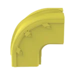 Bajada Vertical Exterior de 90º sin Tapa, Para uso con Canaletas 6X4 FiberRunner™, Color Amarillo