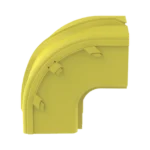 Bajada Vertical Exterior de 90º sin Tapa, Para uso con Canaletas 6X4 FiberRunner™, Color Amarillo - Image 2