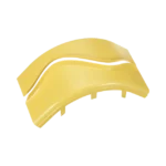 Tapa de Bajada Vertical Exterior de 90º, Para uso con Canaletas 6X4 FiberRunner™, Color Amarillo