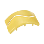 Tapa de Bajada Vertical Exterior de 90º, Para uso con Canaletas 6X4 FiberRunner™, Color Amarillo - Image 2