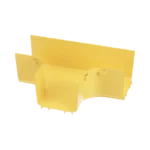 Accesorio en T Horizontal, Con Ángulos a 90º, Para Canaletas FiberRunner™ 4X4, Color Amarillo