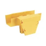 Accesorio en T con Conexión Horizontal y Bajada Vertical a 90º, Para Canaletas FiberRunner™ 4x4, Color Amarillo - Image 4