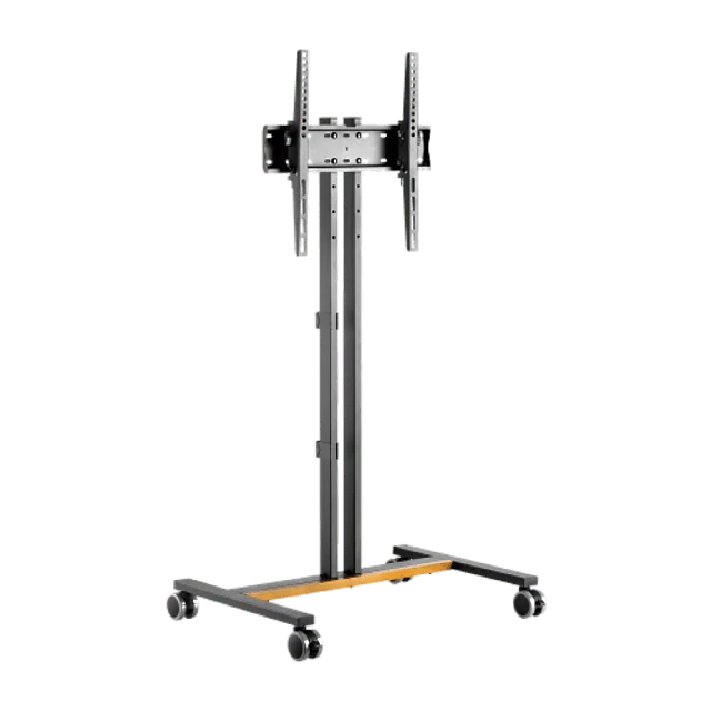 FS47-44T-01W-10971 Soporte Móvil para Pantalla | Compatibilidad VESA 200x200 hasta 600x400 / Ruedas con Frenos / Ajuste de Altura y Ángulo / Soporte para TV de hasta 55 Pulgadas / Capacidad de Peso 35 kg - Image 1