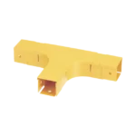 Accesorio en T Horizontal, Con Ángulos a 90º, Para Canaletas FiberRunner™ 2X2, Color Amarillo
