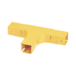Accesorio en T Horizontal, Con Ángulos a 90º, Para Canaletas FiberRunner™ 2X2, Color Amarillo - Image 2