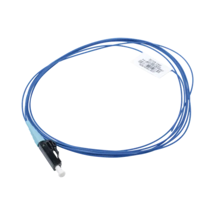 Pigtail de Fibra Óptica LC Simplex, Multimodo OM4 50/125, 900um, Color Aqua, 2 Metros