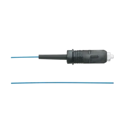 Pigtail de Fibra Óptica SC Simplex, Multimodo OM4 50/125, 900um, Color Aqua, 1 Metro