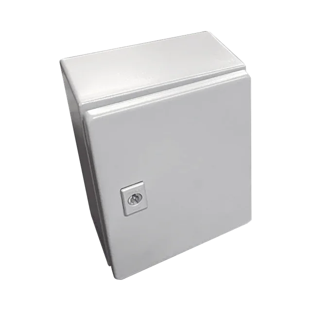 G4A404020UL-h Gabinete de Acero, Nema 4 -IP 66 de 40 x 40 x 20 cm con Platina y certificado UL. - Image 1